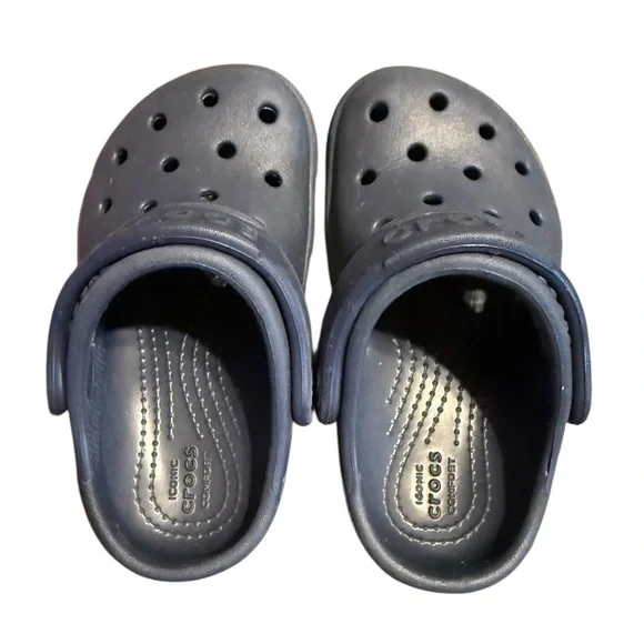 Crocs Kids Blue Clogs - Picture 5 of 7